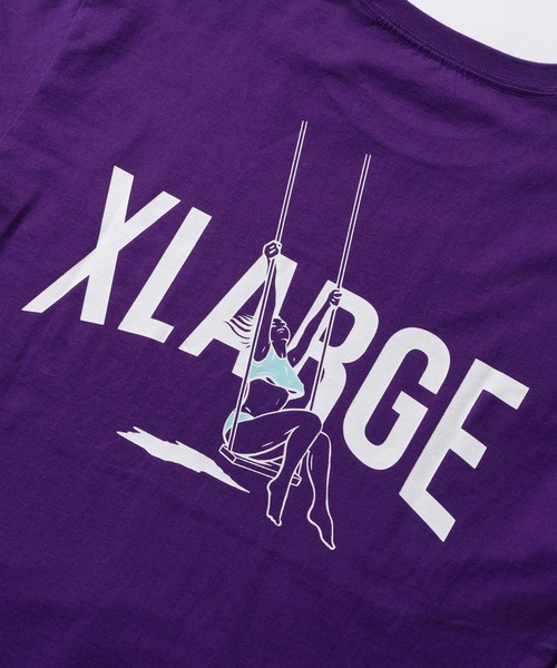 XLARGE（エクストララージ）の「S/S TEE SWING（Tシャツ/カットソー・メンズ・パープル/ブラック/ホワイト・M/S/XL/L）」の9枚目の写真