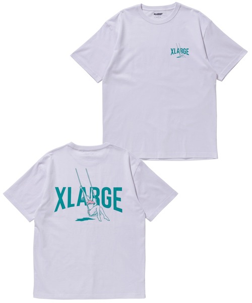 XLARGE（エクストララージ）の「S/S TEE SWING（Tシャツ/カットソー・メンズ・パープル/ブラック/ホワイト・M/S/XL/L）」の6枚目の写真