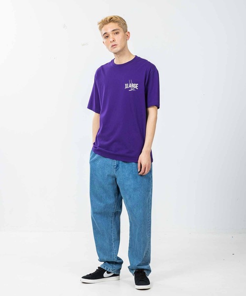 XLARGE（エクストララージ）の「S/S TEE SWING（Tシャツ/カットソー・メンズ・パープル/ブラック/ホワイト・M/S/XL/L）」の16枚目の写真