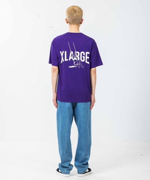 XLARGE（エクストララージ）の「S/S TEE SWING（Tシャツ/カットソー・メンズ・パープル/ブラック/ホワイト・M/S/XL/L）」の17枚目の写真