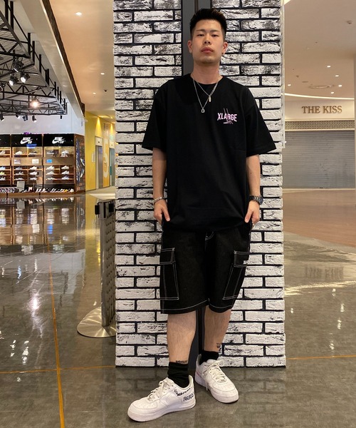 XLARGE（エクストララージ）の「S/S TEE SWING（Tシャツ/カットソー・メンズ・パープル/ブラック/ホワイト・M/S/XL/L）」の20枚目の写真