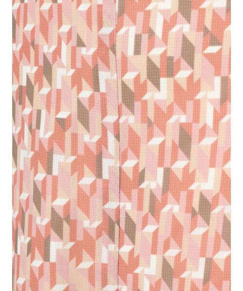 MERCURYDUO(マーキュリーデュオ)の「ジオメトリックハイウエストタックパンツ(その他パンツ・レディース・オレンジ/グリーン・FREE)」の14枚目の写真