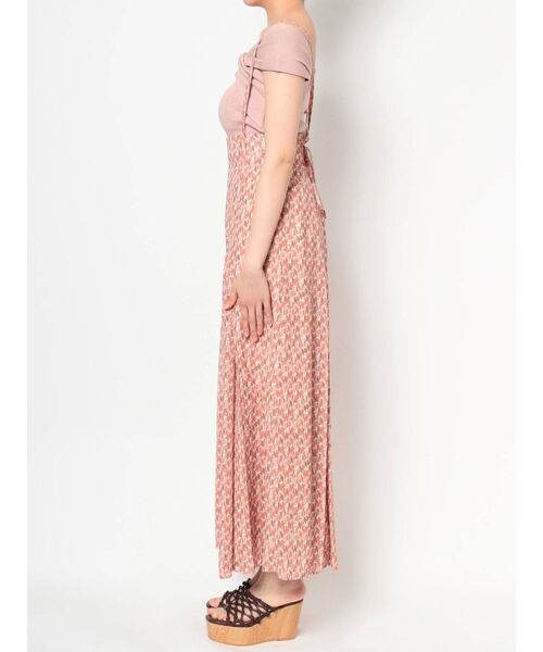 MERCURYDUO(マーキュリーデュオ)の「ジオメトリックハイウエストタックパンツ(その他パンツ・レディース・オレンジ/グリーン・FREE)」の22枚目の写真