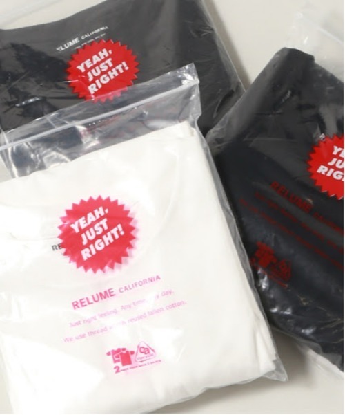 JOURNAL STANDARD relume（ジャーナルスタンダード　レリューム）の「CALIFORNIA UPCYCLE 2パック Tシャツ / 無地T（Tシャツ/カットソー・メンズ・ホワイト/ブラック/グレー・SMALL/MEDIUM/LARGE/XXX-LARGE）」の7枚目の写真