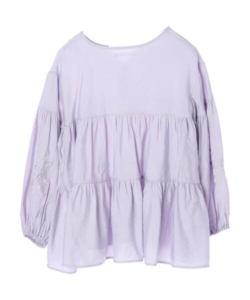 ELENCARE DUE（エレンカーレデュエ）の「・ELENCARE DUE 刺繍ティアードブラウス＊（シャツ/ブラウス・レディース・オフホワイト/ベージュ/ブラック/ラベンダー・FREE）」の21枚目の写真