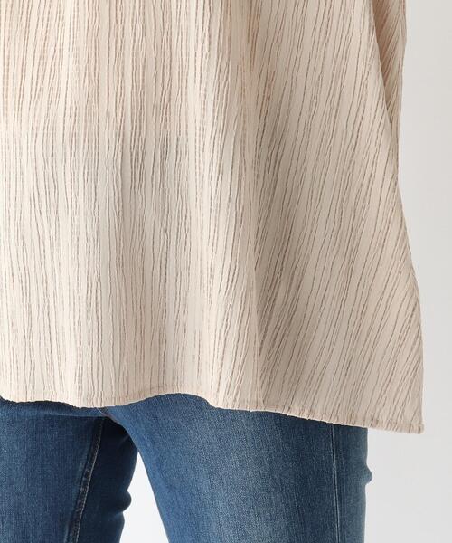 THE SHOP TK （ザ ショップ ティーケー ）の「◆ワッシャー2wayハイネックブラウス（シャツ/ブラウス・レディース・チャコールグレー/パープル/ライトベージュ・12/13）」の17枚目の写真