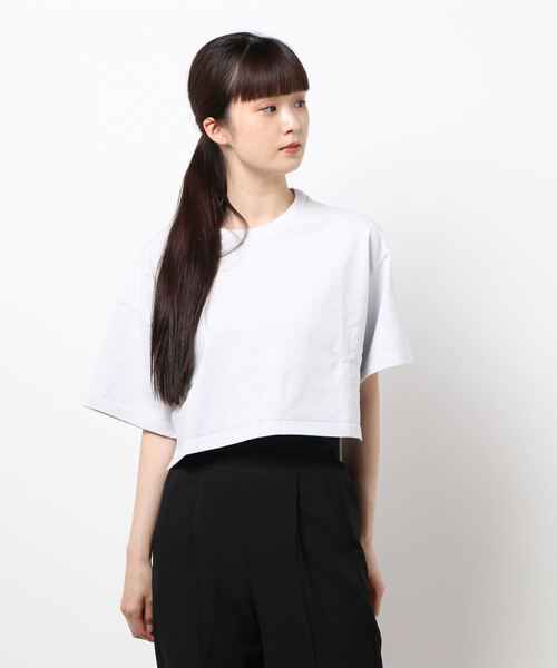 nitca（ニトカ）の「._●スーパーアメリカンドライ天竺 チビT（Tシャツ/カットソー・レディース・グリーン/ボルドー/ホワイト・FREE）」の22枚目の写真