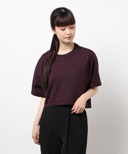 nitca（ニトカ）の「._●スーパーアメリカンドライ天竺 チビT（Tシャツ/カットソー・レディース・グリーン/ボルドー/ホワイト・FREE）」の21枚目の写真