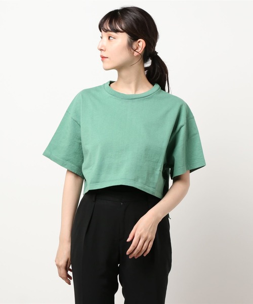 nitca（ニトカ）の「._●スーパーアメリカンドライ天竺 チビT（Tシャツ/カットソー・レディース・グリーン/ボルドー/ホワイト・FREE）」の20枚目の写真