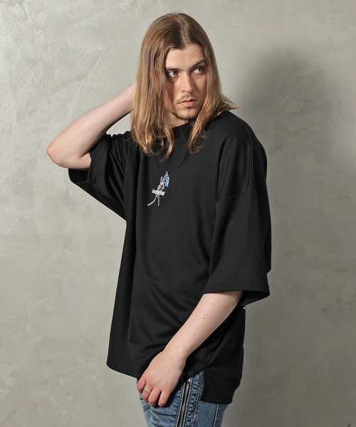 JACKROSE(ジャックローズ)の「JE-アートローズ・SSTEE(Tシャツ/カットソー・メンズ・ホワイト/ホワイト系その他2/ブラック/ブラック系その他2/ベージュ/ピンク・M/L)」の1枚目の写真