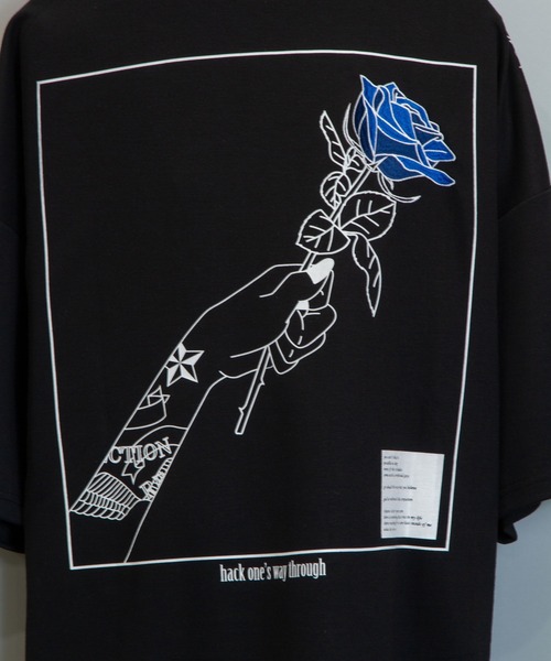 JACKROSE(ジャックローズ)の「JE-アートローズ・SSTEE(Tシャツ/カットソー・メンズ・ホワイト/ホワイト系その他2/ブラック/ブラック系その他2/ベージュ/ピンク・M/L)」の14枚目の写真