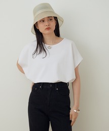 【アウトレット店舗・WEB限定】TCポンチフレンチスリーブTEE