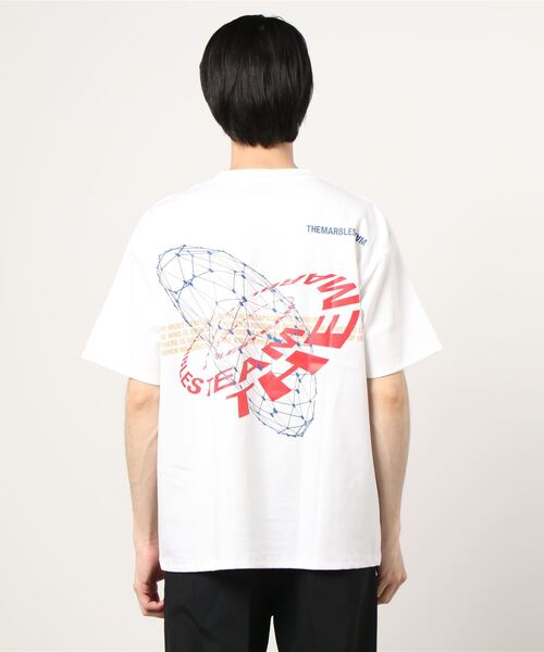 MARBLES（マーブルズ）の「MARBLES (マーブルズ)SPACE TEE（Tシャツ/カットソー・メンズ・ホワイト/ブラック・SMALL/LARGE/MEDIUM）」の5枚目の写真