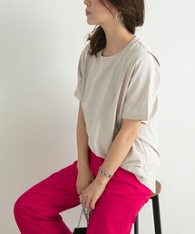 オーガニックコットンキリカエショルダーT