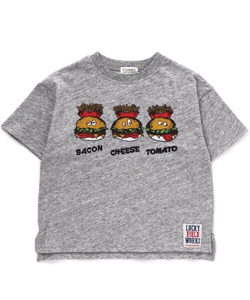F.O.KIDS（エフオーキッズ）の「ジャンクフードＴシャツ_吸水速乾（Tシャツ/カットソー・キッズ・オレンジ/グレー/ライム・110/130/140/100/120/90/80/95）」の3枚目の写真