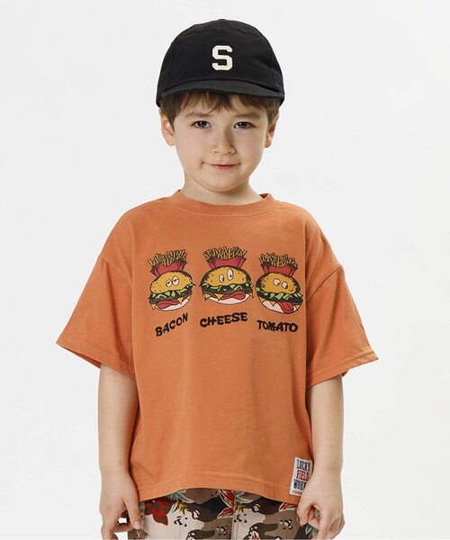F.O.KIDS（エフオーキッズ）の「ジャンクフードＴシャツ_吸水速乾（Tシャツ/カットソー・キッズ・オレンジ/グレー/ライム・110/130/140/100/120/90/80/95）」の2枚目の写真