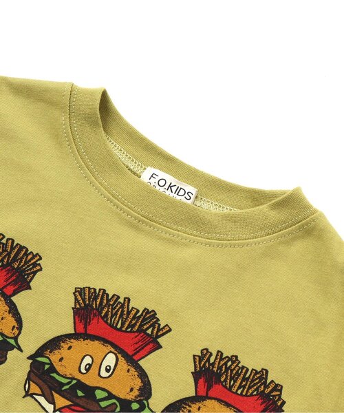 F.O.KIDS（エフオーキッズ）の「ジャンクフードＴシャツ_吸水速乾（Tシャツ/カットソー・キッズ・オレンジ/グレー/ライム・110/130/140/100/120/90/80/95）」の11枚目の写真