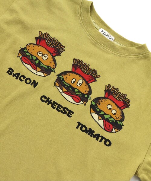 F.O.KIDS（エフオーキッズ）の「ジャンクフードＴシャツ_吸水速乾（Tシャツ/カットソー・キッズ・オレンジ/グレー/ライム・110/130/140/100/120/90/80/95）」の13枚目の写真