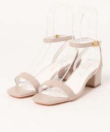 KOBE LETTUCE | アンクルベルトチャンキーヒールサンダル(サンダル)