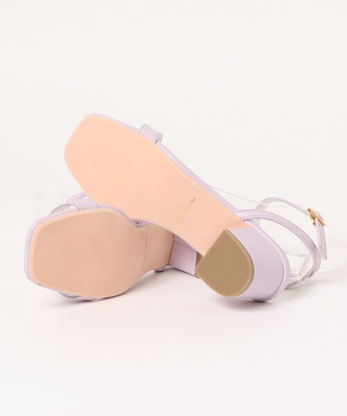 KOBE LETTUCE（コウベレタス）の「アンクルベルトチャンキーヒールサンダル（サンダル・レディース・ブラック/グリーン/キャメル/ホワイト/ベージュ/ラベンダー・M/S/LL/L）」の8枚目の写真