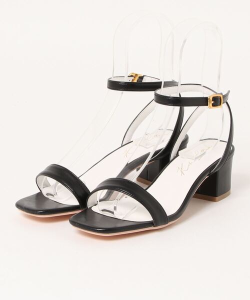 KOBE LETTUCE（コウベレタス）の「アンクルベルトチャンキーヒールサンダル（サンダル・レディース・ブラック/グリーン/キャメル/ホワイト/ベージュ/ラベンダー・M/S/LL/L）」の17枚目の写真