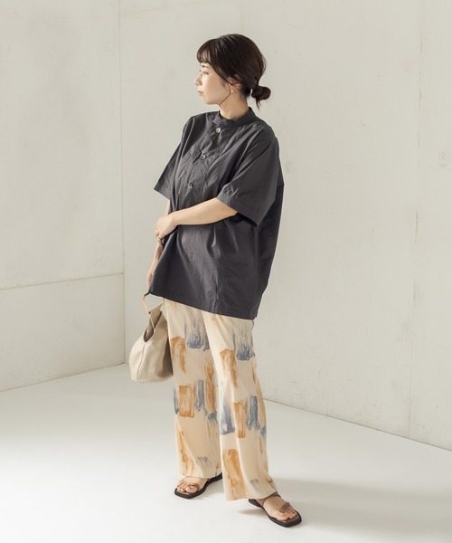 CAPRICIEUX LE'MAGE(カプリシューレマージュ)の「ペインテッドフレアパンツ(その他パンツ・レディース・ベージュ/ミント・38/36)」の22枚目の写真