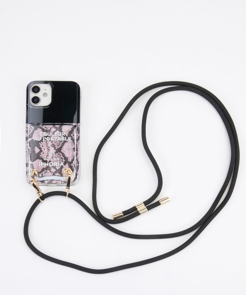 【セール】【Bs】【it】【IPHORIA】ストラップ付アイフォーンケース iPhone12 mini（スマホケース/カバー）｜iphoria（アイフォリア）