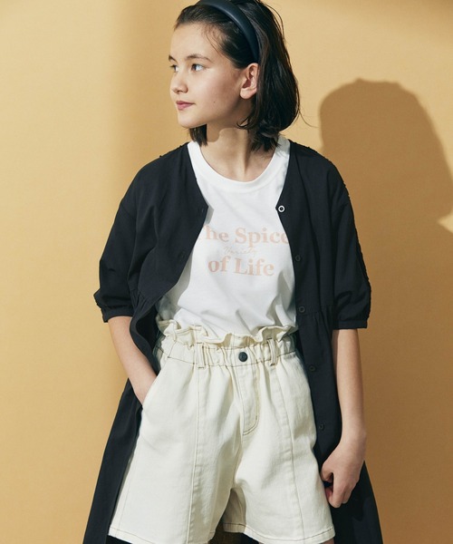 GLOBAL WORK（グローバルワーク）の「【AND YUA ANY】レースキリカエハオリワンピース/944757（ワンピース・キッズ・ブラック/ベージュ・150cm/160cm）」の16枚目の写真