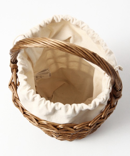 studio CLIP（スタディオクリップ）の「透かし柳カゴバッグ（かごバッグ・レディース・ナチュラル/ダークブラウン・FREE）」の17枚目の写真