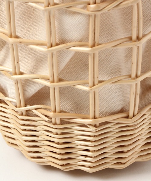 studio CLIP（スタディオクリップ）の「透かし柳カゴバッグ（かごバッグ・レディース・ナチュラル/ダークブラウン・FREE）」の15枚目の写真