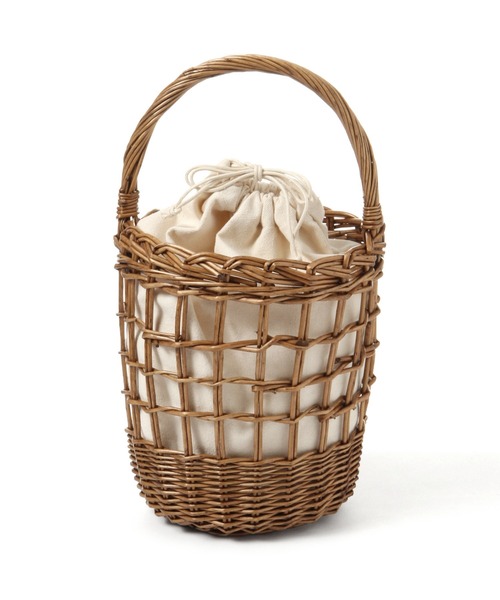 studio CLIP（スタディオクリップ）の「透かし柳カゴバッグ（かごバッグ・レディース・ナチュラル/ダークブラウン・FREE）」の20枚目の写真
