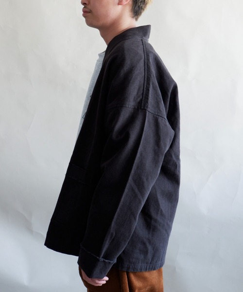 MANASTASH（マナスタッシュ）の「MANASTASH/マナスタッシュ　CHILLWACK NORAGI JACKET チリワックノラギジャケット　7112114（ブルゾン・メンズ・ブラック/ダークグリーン/インディゴブルー・LARGE/X-LARGE）」の7枚目の写真