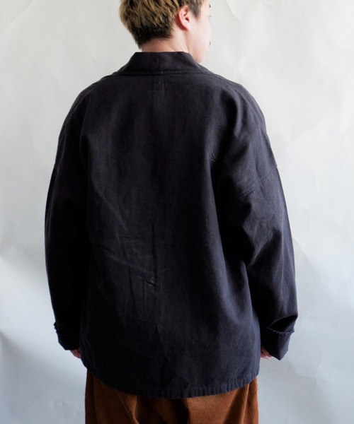 MANASTASH（マナスタッシュ）の「MANASTASH/マナスタッシュ　CHILLWACK NORAGI JACKET チリワックノラギジャケット　7112114（ブルゾン・メンズ・ブラック/ダークグリーン/インディゴブルー・LARGE/X-LARGE）」の5枚目の写真