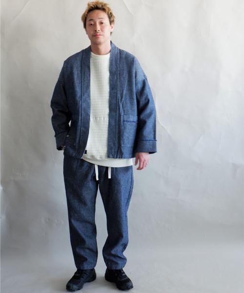 MANASTASH（マナスタッシュ）の「MANASTASH/マナスタッシュ　CHILLWACK NORAGI JACKET チリワックノラギジャケット　7112114（ブルゾン・メンズ・ブラック/ダークグリーン/インディゴブルー・LARGE/X-LARGE）」の11枚目の写真