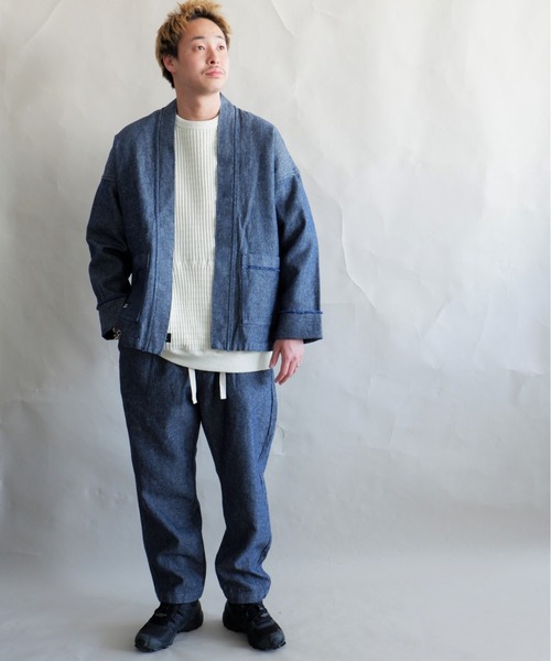 MANASTASH（マナスタッシュ）の「MANASTASH/マナスタッシュ　CHILLWACK NORAGI JACKET チリワックノラギジャケット　7112114（ブルゾン・メンズ・ブラック/ダークグリーン/インディゴブルー・LARGE/X-LARGE）」の6枚目の写真