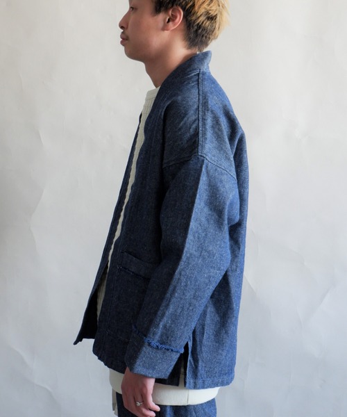 MANASTASH（マナスタッシュ）の「MANASTASH/マナスタッシュ　CHILLWACK NORAGI JACKET チリワックノラギジャケット　7112114（ブルゾン・メンズ・ブラック/ダークグリーン/インディゴブルー・LARGE/X-LARGE）」の4枚目の写真