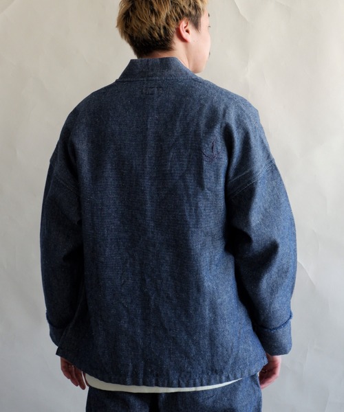 MANASTASH（マナスタッシュ）の「MANASTASH/マナスタッシュ　CHILLWACK NORAGI JACKET チリワックノラギジャケット　7112114（ブルゾン・メンズ・ブラック/ダークグリーン/インディゴブルー・LARGE/X-LARGE）」の10枚目の写真