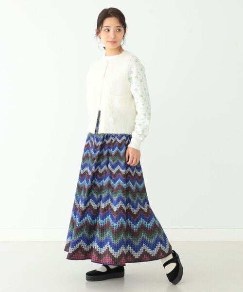 BEAMS BOY（ビームスボーイ）の「BEAMS BOY / シェブロン プリント