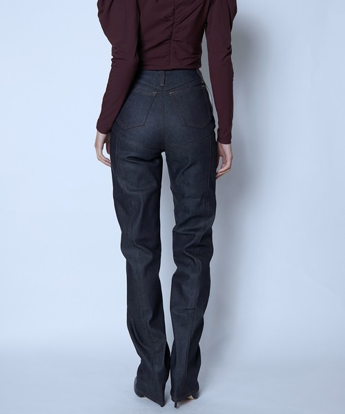 CANNABIS LADIES（カンナビス レディース）の「FETICO/FTC212-0602（デニムパンツ・レディース・インディゴブルー・0）」の2枚目の写真