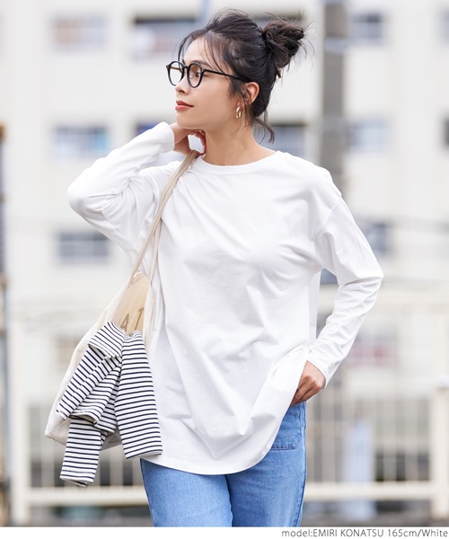 coca（coca）（コカ）の「＼新色登場／シルキータッチAラインロンT（Tシャツ/カットソー・レディース・ホワイト/ブラック/その他1/その他2/ホワイト系その他・ONE SIZE）」の11枚目の写真