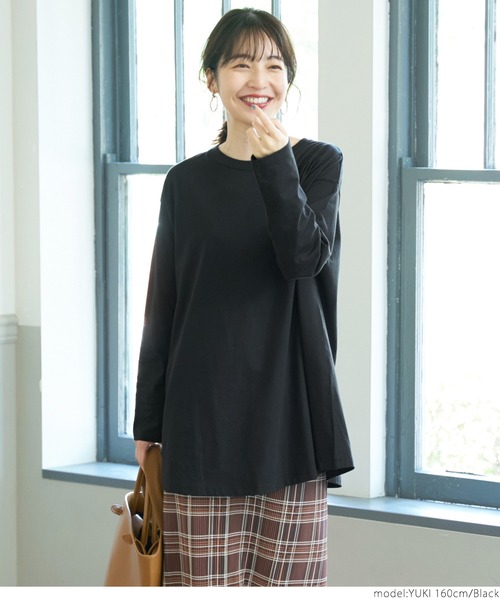 coca（coca）（コカ）の「＼新色登場／シルキータッチAラインロンT（Tシャツ/カットソー・レディース・ホワイト/ブラック/その他1/その他2/ホワイト系その他・ONE SIZE）」の14枚目の写真