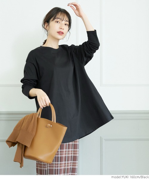 coca（coca）（コカ）の「＼新色登場／シルキータッチAラインロンT（Tシャツ/カットソー・レディース・ホワイト/ブラック/その他1/その他2/ホワイト系その他・ONE SIZE）」の15枚目の写真