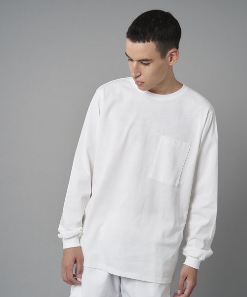 GUACAMOLE(ガカモレ)の「Function pocket t shirt/long(Tシャツ/カットソー・メンズ・ブラック/ホワイト/グレー/ベージュ・LXL/ML)」の2枚目の写真