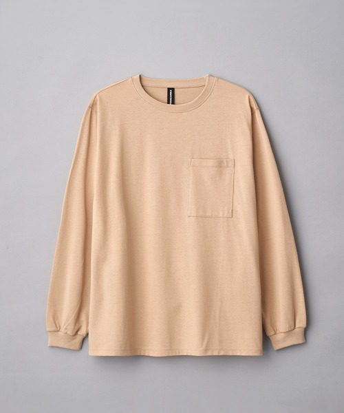 GUACAMOLE(ガカモレ)の「Function pocket t shirt/long(Tシャツ/カットソー・メンズ・ブラック/ホワイト/グレー/ベージュ・LXL/ML)」の13枚目の写真