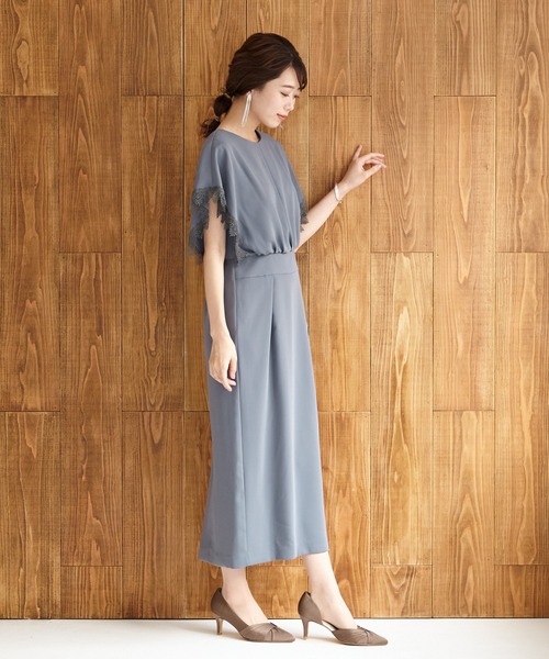 AIMER（エメ）の「ケミカルレースブレード袖ブラウジングIライン