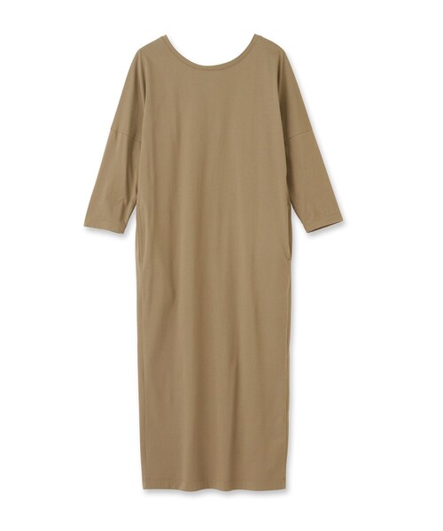 INDIVI（インディヴィ）の「◆【洗える】ドルマンカットソーワンピース（ワンピース・レディース・オレンジ/ブラウン系/ブラック・05/34/38）」の21枚目の写真