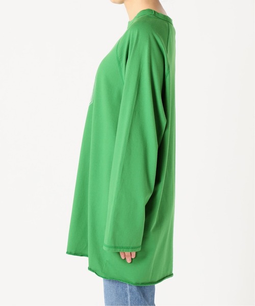 FRAMeWORK（フレームワーク）の「ナンバーTシャツ◆（Tシャツ/カットソー・レディース・グリーン/アイボリー・FREE）」の11枚目の写真