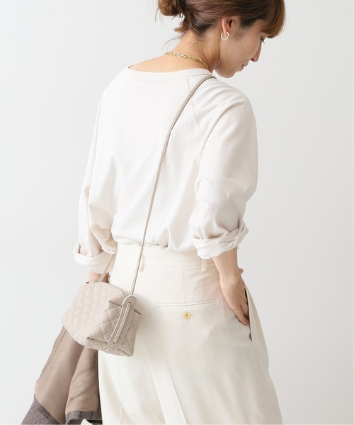 FRAMeWORK（フレームワーク）の「ナンバーTシャツ◆（Tシャツ/カットソー・レディース・グリーン/アイボリー・FREE）」の13枚目の写真