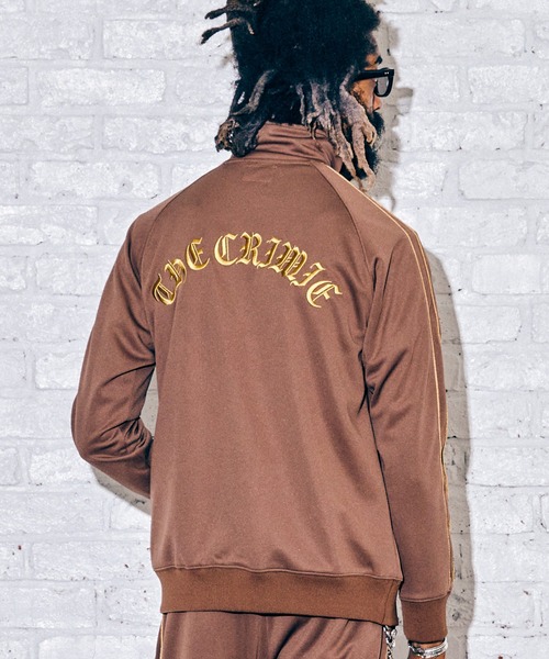 CRIMIE（クライミー）の「EMBROIDERY JERSEY TRACK JACKET（スカジャン・メンズ・ブラック/ブラウン・S/M/L/XL/XXL）」の15枚目の写真