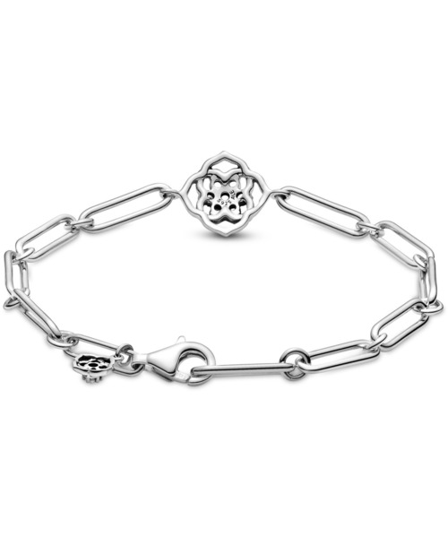 PANDORA（パンドラ）の「ローズペタル リンク チェーン ブレスレット